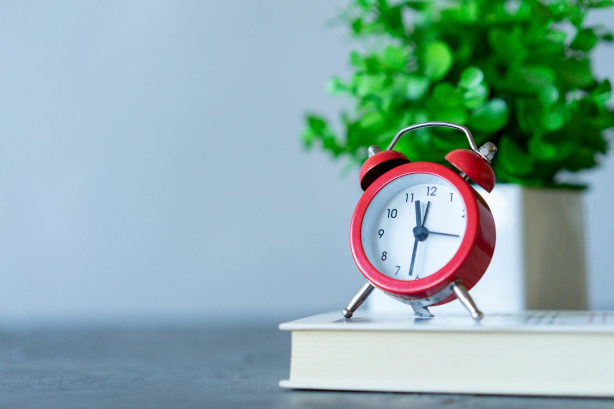 Study timer on a desk